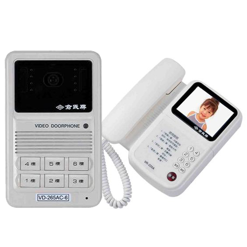 四線式防盜影像對講機